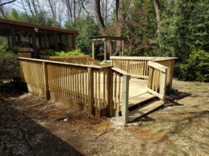 Custom Deck built by Graham Home Services