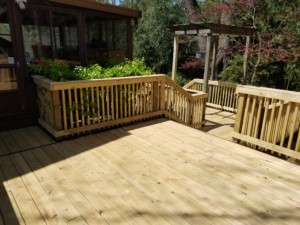 Custom Deck built by Graham Home Services